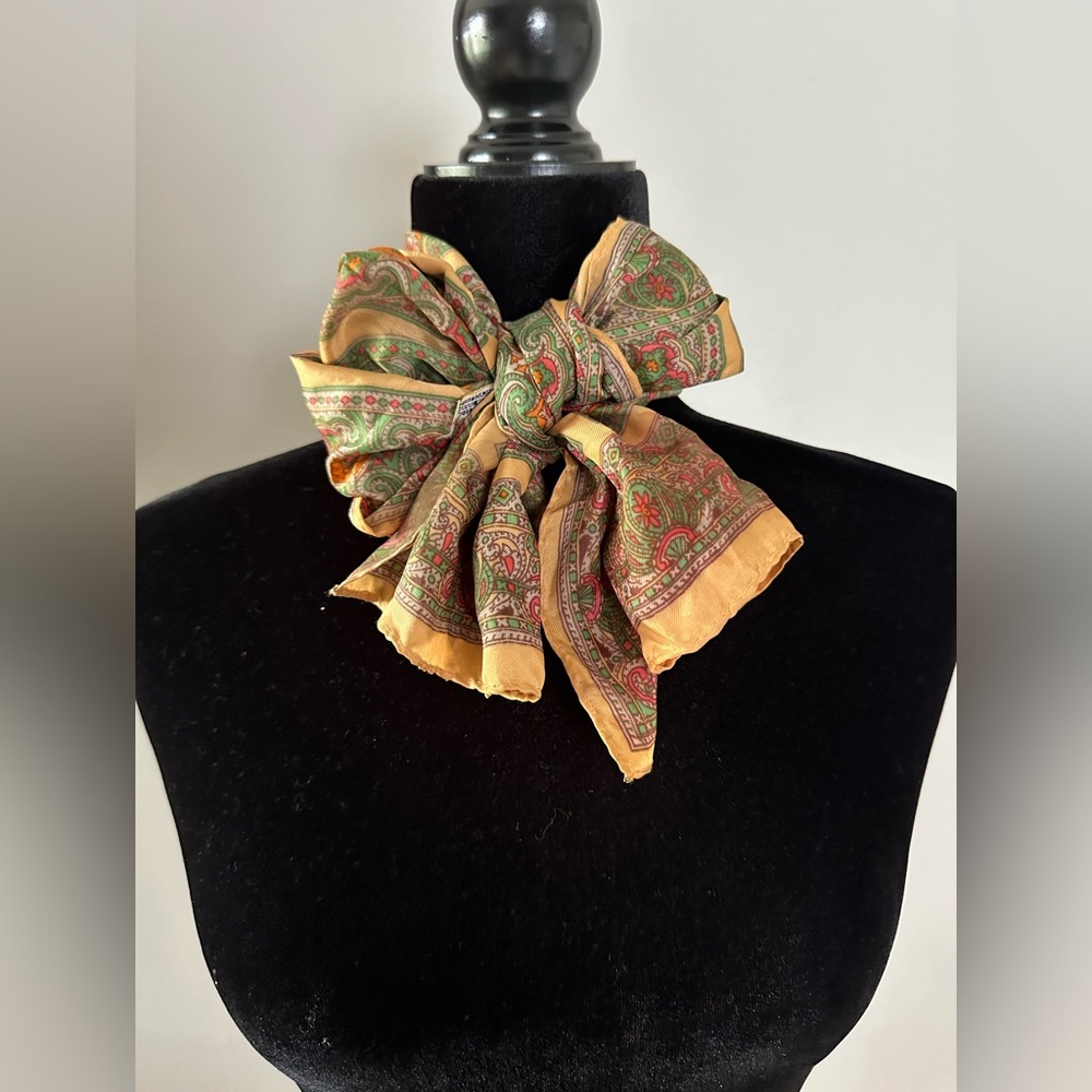 100% acetate Scarf made in Japan
